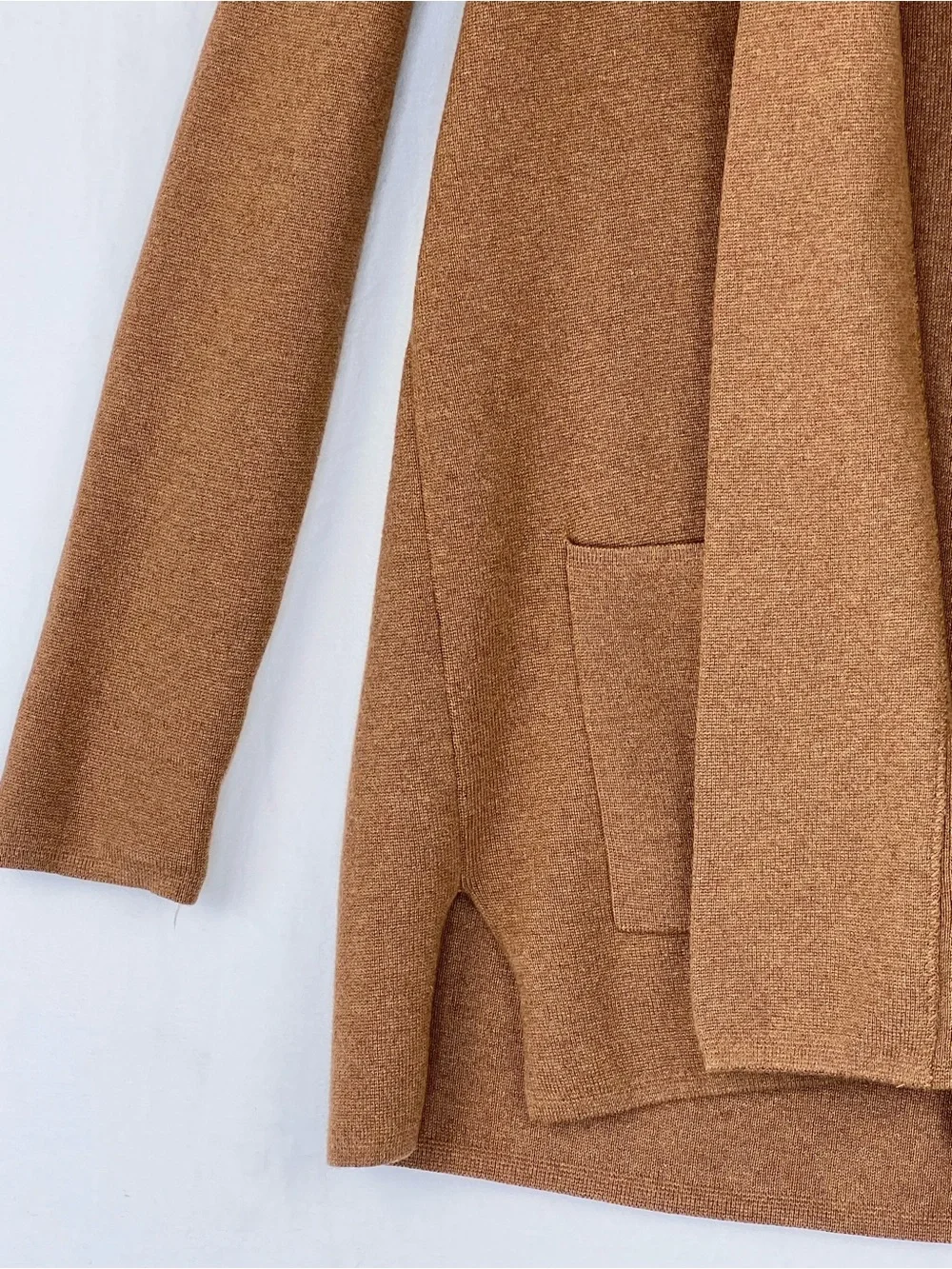 J. CREW CHELSEA SWEATER BLAZER CARDIGAN M HEATHER CAMEL BA866 Classic Academia